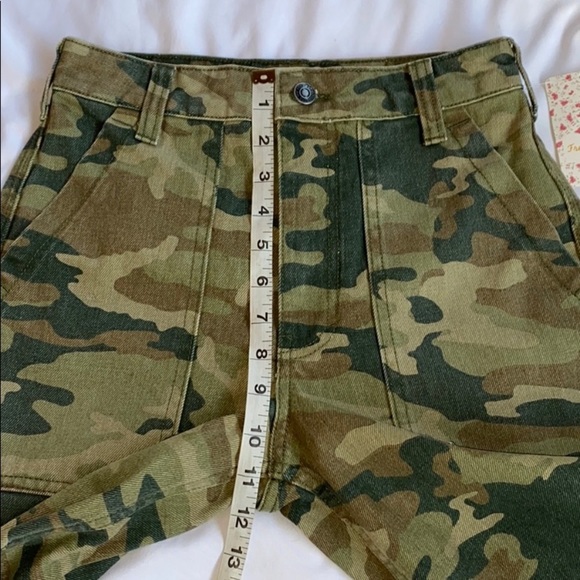 Free People REMY COMOUFLAGE PANT Sz 25 - Picture 8 of 12